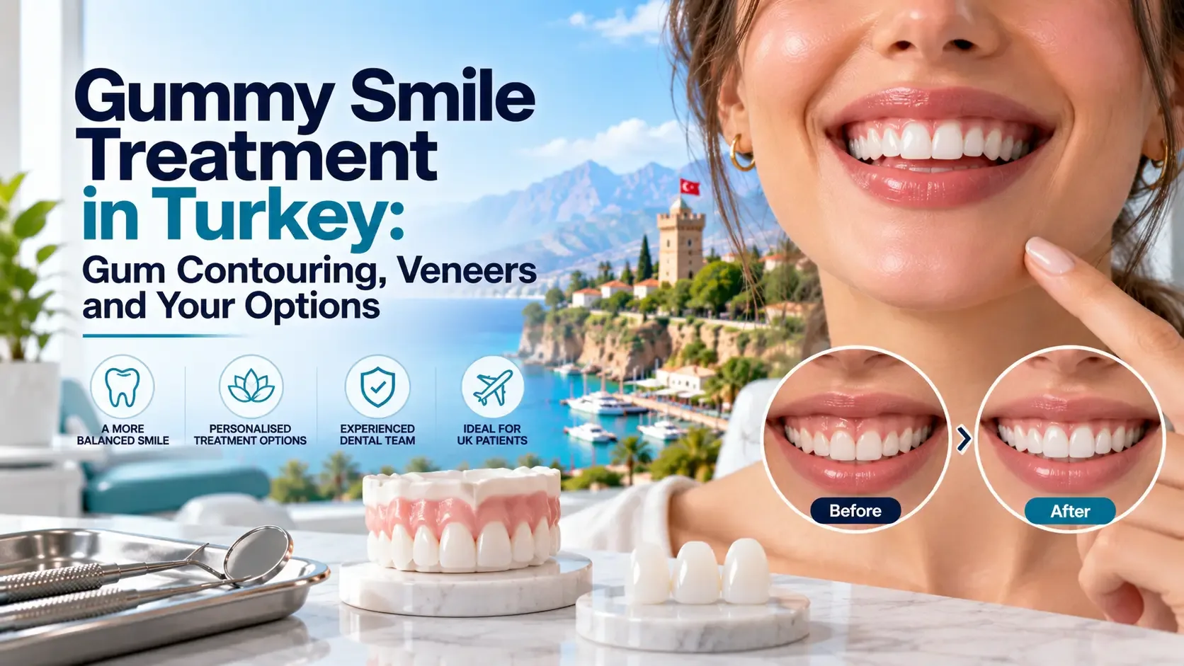Gummy Smile Treatment in Turkey